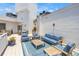 Stylish rooftop terrace with inviting furniture and well-maintained plants at 700 Beach Ne Dr # 602, St Petersburg, FL 33701