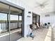 Cozy balcony featuring a grill at 809 Bahia Del Sol Dr # 72, Ruskin, FL 33570