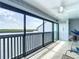 Spacious balcony featuring water views at 809 Bahia Del Sol Dr # 72, Ruskin, FL 33570
