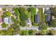 Aerial view of home showcasing the roof, driveway, and landscaping surrounding the property at 1011 Newton S Ave, St Petersburg, FL 33705