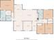 Detailed floor plan showcasing the home's layout, including bedrooms, kitchen, living room, and bathrooms at 10502 Lake Williams Dr, Odessa, FL 33556