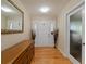 Welcoming foyer featuring hardwood floors and elegant decor at 10502 Lake Williams Dr, Odessa, FL 33556