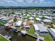 Expansive aerial view of the community's layout, showcasing its waterfront location at 108 W Saint Annes Cir, Apollo Beach, FL 33572