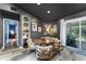 Stylish dining room with elegant decor and access to a screened-in porch at 1313 W Carissa Ct, Tampa, FL 33604