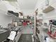 Pantry features wire shelving and tiled floors at 2209 Kingswood Ln, Brandon, FL 33511