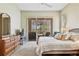 Bedroom with large sliding door leading to outdoor space at 2221 Platinum Dr, Sun City Center, FL 33573