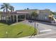 Spacious clubhouse featuring an inviting entrance and well-maintained landscaping at 2310 Denmark St # 34, Clearwater, FL 33763