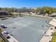 Aerial view of community lawn bowling and clubhouse at 2310 Denmark St # 34, Clearwater, FL 33763