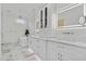 Elegant bathroom with dual vanities, stylish fixtures, and a luxurious soaking tub at 2819 Safe Harbor Dr, Tampa, FL 33618
