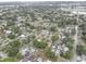 An aerial view of a residential neighborhood boasting mature trees, well-maintained houses, and a Gathering-friendly atmosphere at 3212 34Th N Ave, St Petersburg, FL 33713