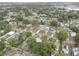 An aerial view of a residential neighborhood shows tree-lined streets, well-maintained homes, and green spaces, creating a peaceful community at 3212 34Th N Ave, St Petersburg, FL 33713