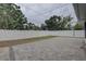 Spacious backyard featuring a large paved patio area, perfect for outdoor entertaining and relaxation with a privacy fence at 3212 34Th N Ave, St Petersburg, FL 33713