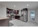 Kitchen with stainless steel appliances and access to the backyard at 3212 34Th N Ave, St Petersburg, FL 33713