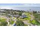 Scenic aerial view of the neighborhood with mature trees and waterfront access at 3415 Overlook Ne Dr, St Petersburg, FL 33703