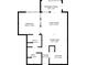 Detailed floorplan featuring a screened porch, living room, bedroom, bathroom, and kitchen at 401 Windrush Bay Dr, Tarpon Springs, FL 34689