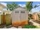Storage shed with double doors at 516 Northmoor N Ave, St Petersburg, FL 33702