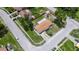 Single-story house with a large fenced backyard, shed, and spacious layout at 8445 Angela Ct, Zephyrhills, FL 33541