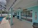 Covered patio with fans and pool access at 920 Tuscanny St, Brandon, FL 33511