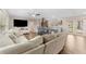 Large living room with hardwood floors and modern decor at 9819 Allen Rd, Lithia, FL 33547