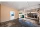 This patio area has a screened-in porch, and covered ceilings at 8184 49Th N Ave, St Petersburg, FL 33709