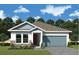 Charming single-story home with a two-car garage, stone accents, and well-manicured landscaping at 10648 Crescent Creek Xing, Parrish, FL 34219
