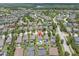Aerial view of the property in a community known for its landscaped streets and greenery at 12382 Tibbetts St, Odessa, FL 33556