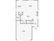 First floor plan showcasing kitchen, living, dining, garage, bathroom and foyer at 13648 Whiskey Daisy Dr, Dade City, FL 33525