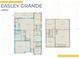 Easley Grande floor plan shows the layout of the home including all rooms and the garage at 16427 Sapphire Point Dr, Lakewood Ranch, FL 34211