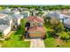 Inviting two-story home featuring a well-manicured lawn and a two-car garage, set in a friendly neighborhood at 17509 Queensland St, Land O Lakes, FL 34638