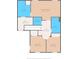 Second floor plan with primary bedroom, two bedrooms, and bathrooms layout at 17509 Queensland St, Land O Lakes, FL 34638