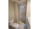 En suite bathroom features a walk-in shower, toilet, and white vanity at 209 Corkwood Ln Ln, Oldsmar, FL 34677