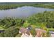 Stunning aerial view of the estate, highlighting its prime location and expansive grounds at 2103 N Golfview Dr, Plant City, FL 33566