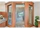 Luxurious shower featuring glass enclosure, granite and dual shower heads at 2103 N Golfview Dr, Plant City, FL 33566