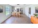 Modern kitchen with sleek countertops, stainless steel appliances, and breakfast bar, seamlessly blending style and functionality at 2115 Erin Dr, Holiday, FL 34690