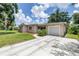 Charming single-story home with a well-manicured lawn and an American flag at 2415 York N St, St Petersburg, FL 33710