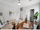 Neutral bedroom featuring a desk and a doorway to another bedroom and closet at 246 Gretna St, Port Charlotte, FL 33954