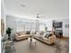 Cozy living room featuring lots of natural light with neutral paint and modern furniture at 246 Gretna St, Port Charlotte, FL 33954