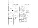 Detailed floor plan showcasing the layout of the home's rooms and dimensions at 30326 Ceasar Park Dr, Wesley Chapel, FL 33543