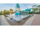 Fun-filled community water park with slides and sprayers at 30326 Ceasar Park Dr, Wesley Chapel, FL 33543