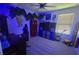 Playful bedroom with unique decorations, a fun atmosphere, ample space, and plenty of room for creativity and imagination at 3984 Maurice Ave, Odessa, FL 33556