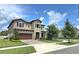 Beautifully landscaped two-story home with a spacious front yard at 3984 Maurice Ave, Odessa, FL 33556