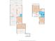 Detailed floor plan of the first floor showcasing the layout and room dimensions at 5340 Cobblestone Ct, Wesley Chapel, FL 33543
