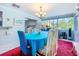 Cozy dining room filled with natural light, perfect for intimate meals and gatherings at 7111 Lawnview Ct, Tampa, FL 33615