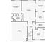 Detailed floor plan illustrating the layout of the home, including room dimensions at 8701 40Th N Ln, Pinellas Park, FL 33782