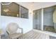 Enclosed patio featuring sliding doors and bright natural light, an ideal retreat at 11511 113Th St # 33D, Largo, FL 33778