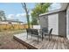 Outdoor patio with an outdoor seating set offering a relaxing space in the backyard at 120 W Sligh Ave, Tampa, FL 33604