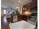 Open-concept kitchen seamlessly connects to the living area, perfect for entertaining guests at 1247 Gentilly Ln, Wesley Chapel, FL 33544