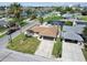 Aerial view of a lovely home with a two-car garage and a backyard, located in a desirable neighborhood at 13727 Gene Rossi Ave, Hudson, FL 34667