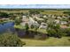 Desirable community features waterfront homes with a view of a well-manicured golf course at 16226 Carnoustie Dr, Odessa, FL 33556
