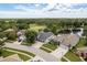 Desirable neighborhood features homes situated around a pond and golf course at 16226 Carnoustie Dr, Odessa, FL 33556